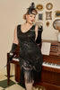 Load image into Gallery viewer, Gatsby Fringed Flapper Roaring Plus Size 1920s Dress