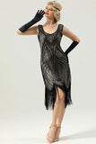 Black Sleeveless 1920 Dress