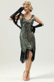 Black Sleeveless 1920 Dress