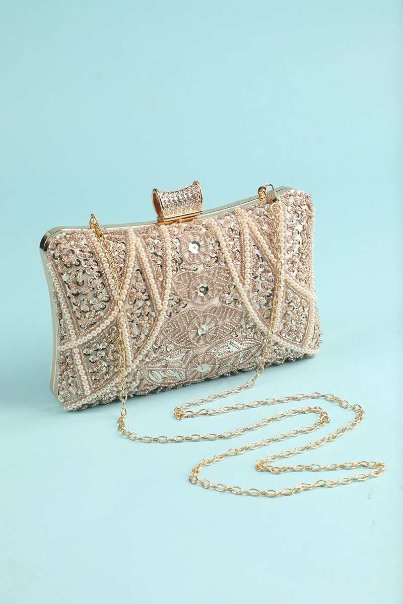 Load image into Gallery viewer, Reto Pearl Embroidery Handbag