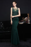 Apricot Long Evening Dress