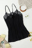 Load image into Gallery viewer, Black Spaghetti Straps Cami with Lace
