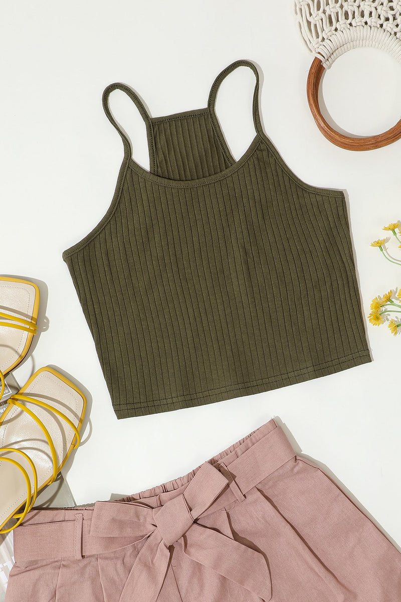 Load image into Gallery viewer, Brown Knitted Cami