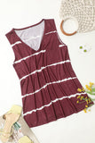 Printed Striped Vest T-Shirt