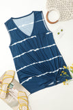 Printed Striped Vest T-Shirt