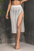 Load image into Gallery viewer, White Crochet Beach Wrap Skirt