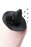 Black Women Halloween Witch Hat