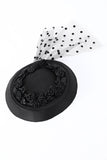 Black Women Halloween Witch Hat with Appliques