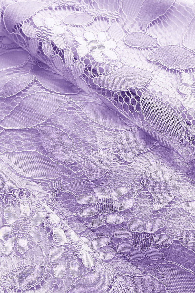 Load image into Gallery viewer, Purple Halter Vintage Lace Dress
