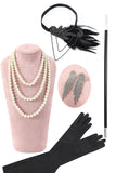 Black 1920s Party Accessories Sets