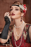 1920s Red Costume Accessories Set