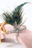 Green 1920s Party Headband