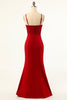 Load image into Gallery viewer, Dark Red Mermaid Formal Dress