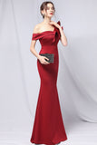 One Shoulder Simple Formal Dress