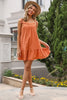 Load image into Gallery viewer, Spaghetti Straps Orange Summer Dress