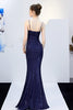 Load image into Gallery viewer, Sequins Spaghetti Straps Formal Dress with Slit