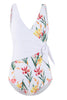 Load image into Gallery viewer, Flower Print Strappy One Piece Bikini