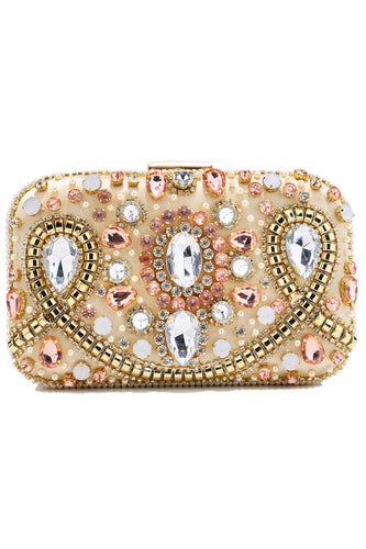 Party Embroidered Clutch with Beading