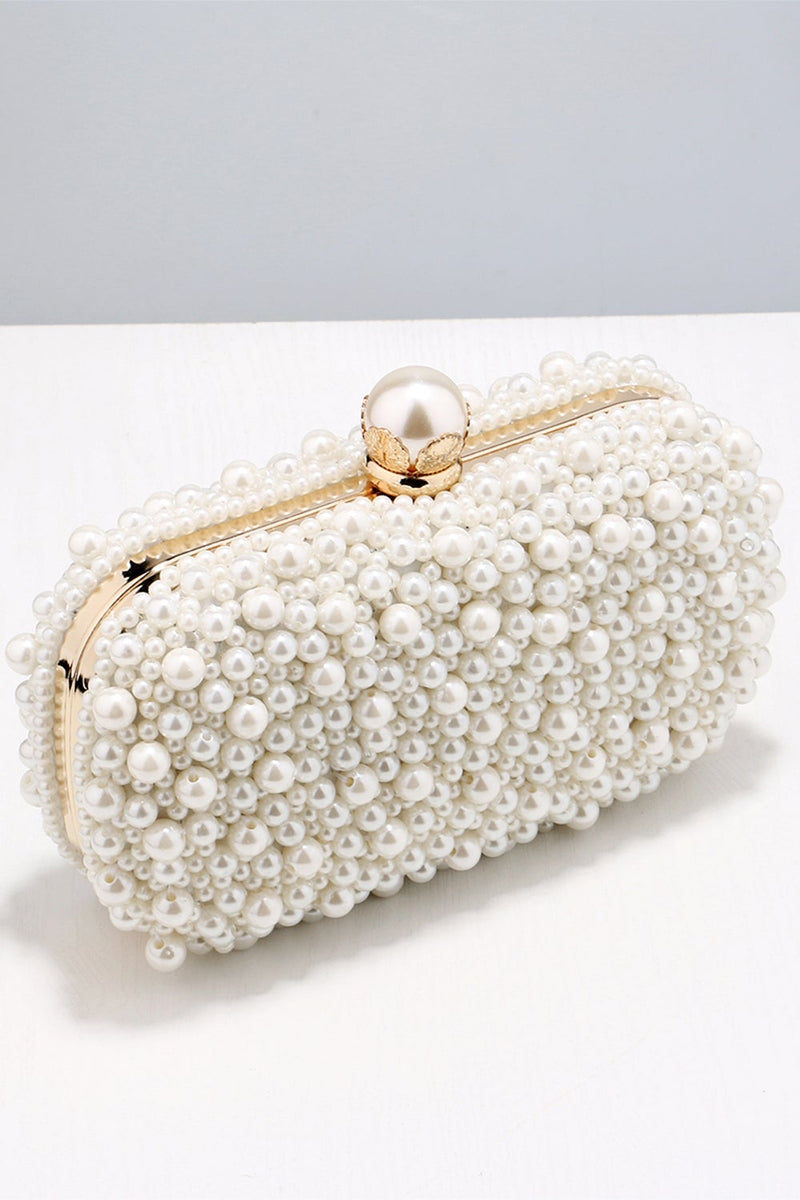 Load image into Gallery viewer, Pearl Dinner Clutch