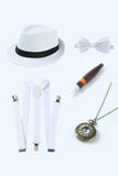 Grey 1920s Accessories Set for Men