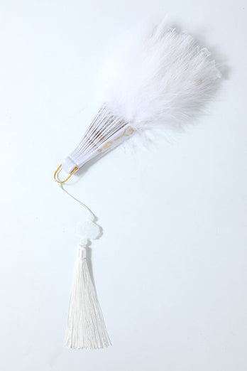 1920s Feather Lace Fan