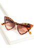 Load image into Gallery viewer, Vintage Cat Eye Leopard Sunglasses