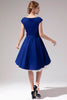 Load image into Gallery viewer, 1950s Purple Dress