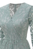 Load image into Gallery viewer, Women Sky Blue V-Neck Lace Dress