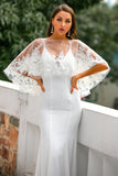 White Lace Tops for Wedding