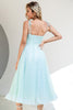 Load image into Gallery viewer, A Line Spaghetti Straps Light Green Formal Party Dress
