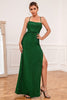 Load image into Gallery viewer, Green Glitter Simple Formal Dress