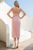 Load image into Gallery viewer, Blush Chiffon Cocktail Dress