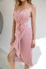 Load image into Gallery viewer, Blush Chiffon Cocktail Dress