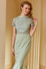 Load image into Gallery viewer, Green Lace Bodycon 1960s Dress