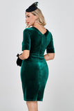 Flash Sale Velvet Cocktail Party Dress (1 pc - Random Style & Color)