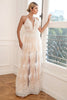 Load image into Gallery viewer, White Lace Long Formal Dress