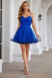 Royal Blue Homcoming Dress