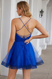 Royal Blue Homcoming Dress