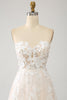 Load image into Gallery viewer, A Line Sweetheart Long Corset Wedding Dress With Appliques