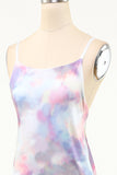 Spaghetti Straps Tie Dye Dress