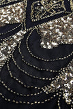 1920s Sequins Flapper Long Dress