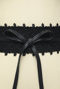 Black Lace Belt - ZAPAKA