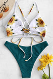 Floral Printed Summer Bikini