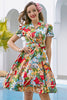 Load image into Gallery viewer, Vintage Print 1950s Swing Dress