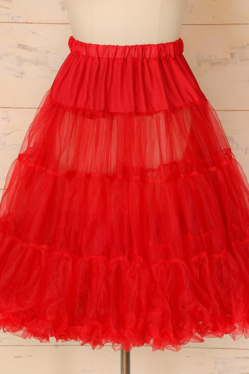 Load image into Gallery viewer, Tulle Red Petticoat - ZAPAKA