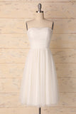 White Sweetheart Homecoming Dress